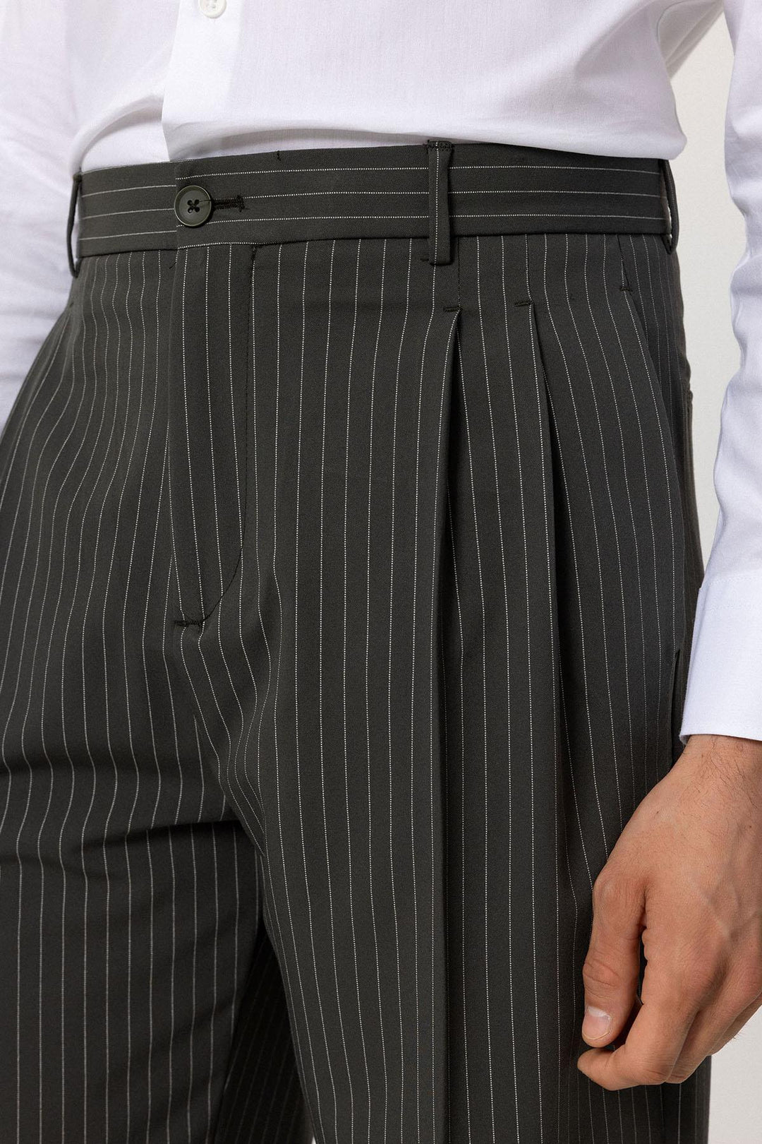 ANT High Waist Relax Fit Striped Men's Pants - Acharnés