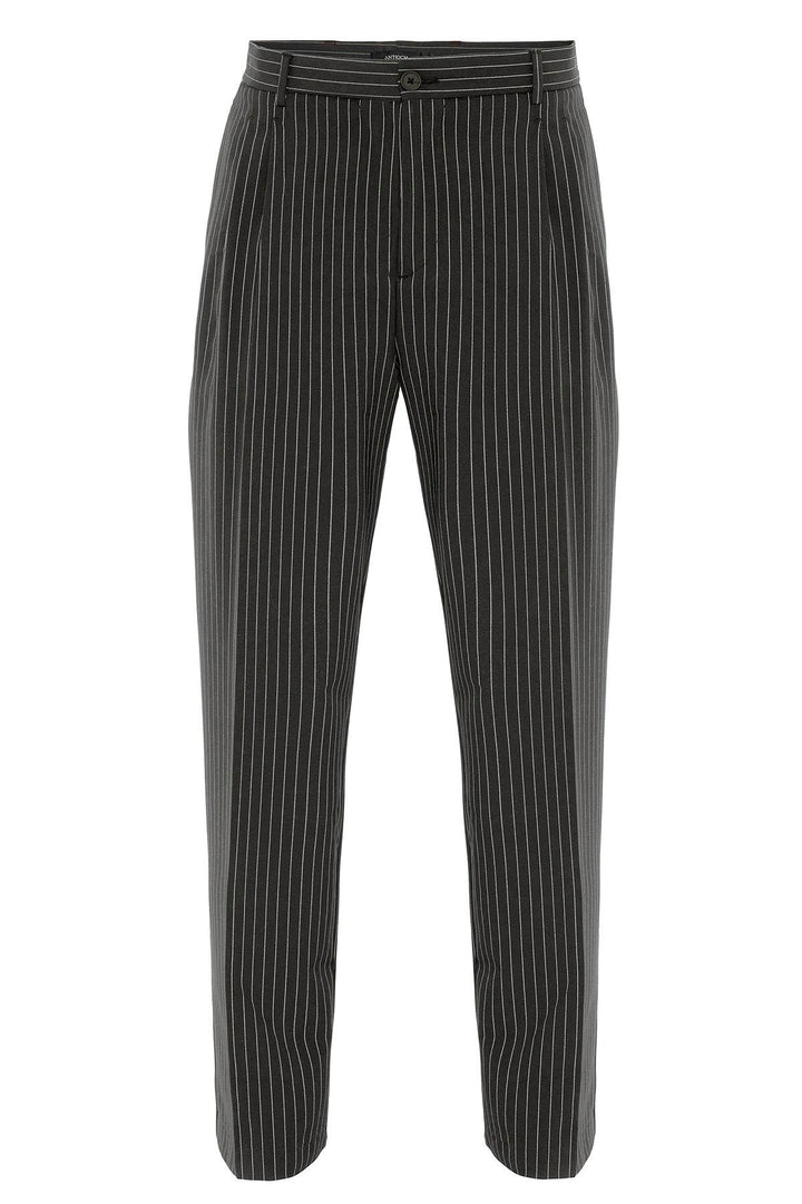 ANT High Waist Relax Fit Striped Men's Pants - Acharnés