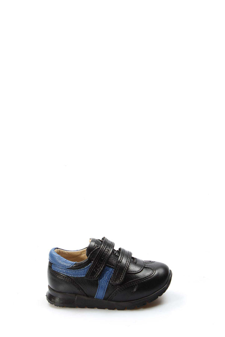 FST Genuine Leather Baby Casual Shoes 006BA900 Black Blue - Greven