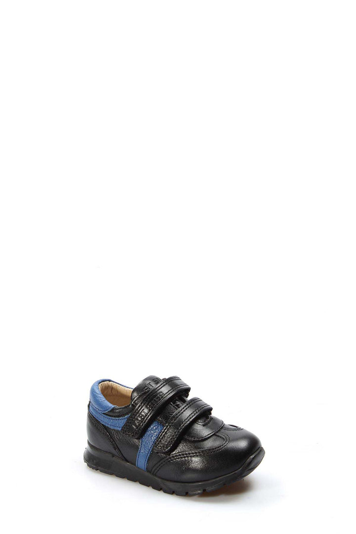 FST Genuine Leather Baby Casual Shoes 006BA900 Black Blue - Greven