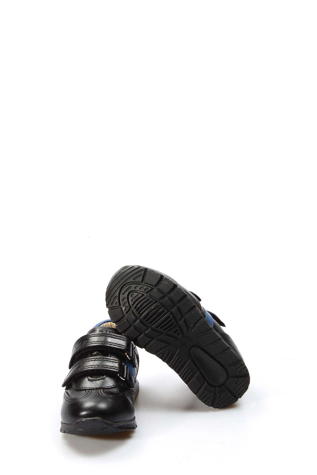 FST Genuine Leather Baby Casual Shoes 006BA900 Black Blue - Greven