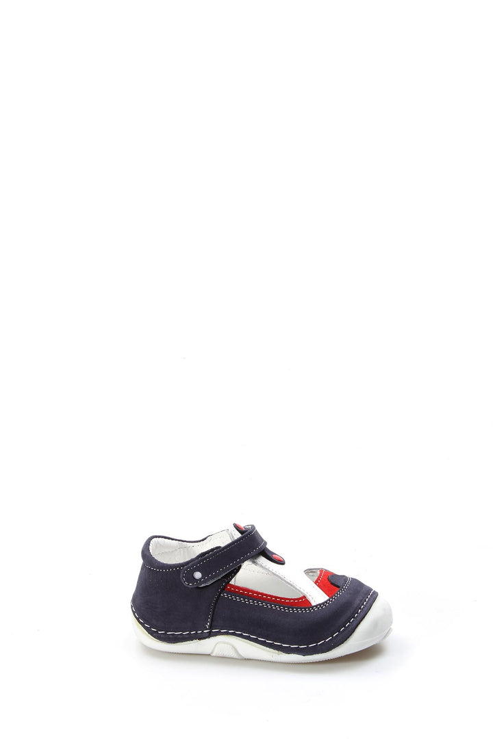 FST Genuine Leather Baby Casual Shoes 891BA503 Tommy Navy Blue - Axochiapan