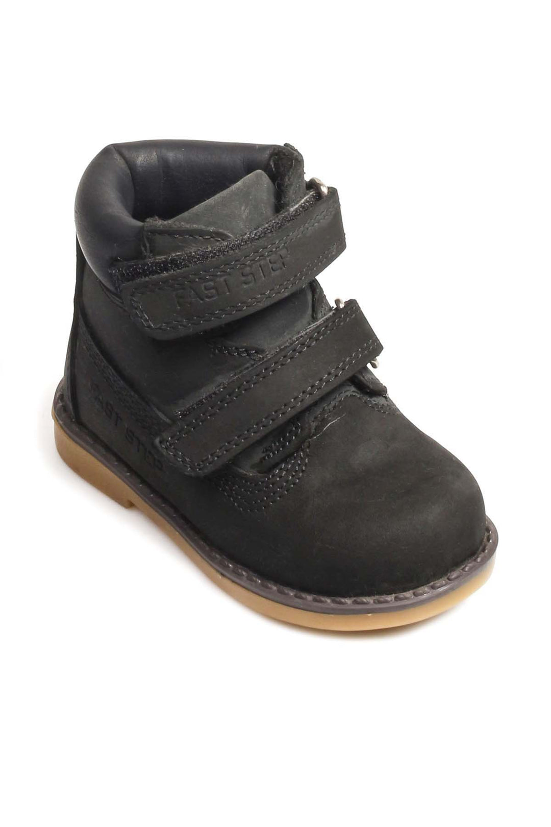 FST Genuine Leather Baby Worker Boot 006SBA1001 Black Nubuck - Vaciamadrid