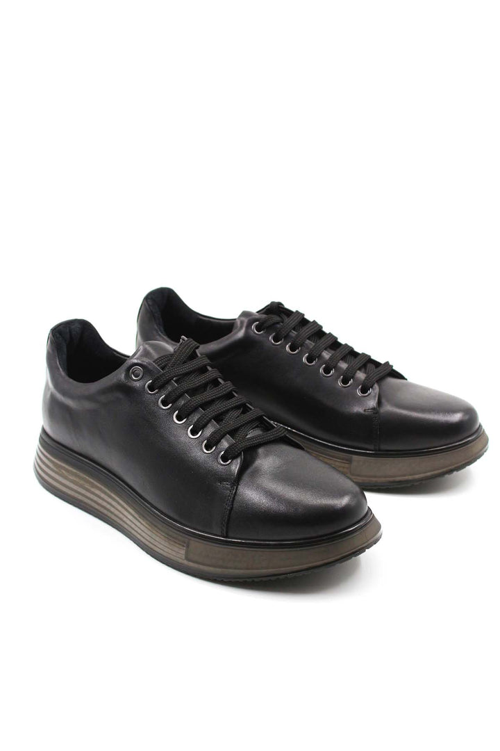 FST Genuine Leather Men's Casual Shoes 132MA0161 Black - Woodbury