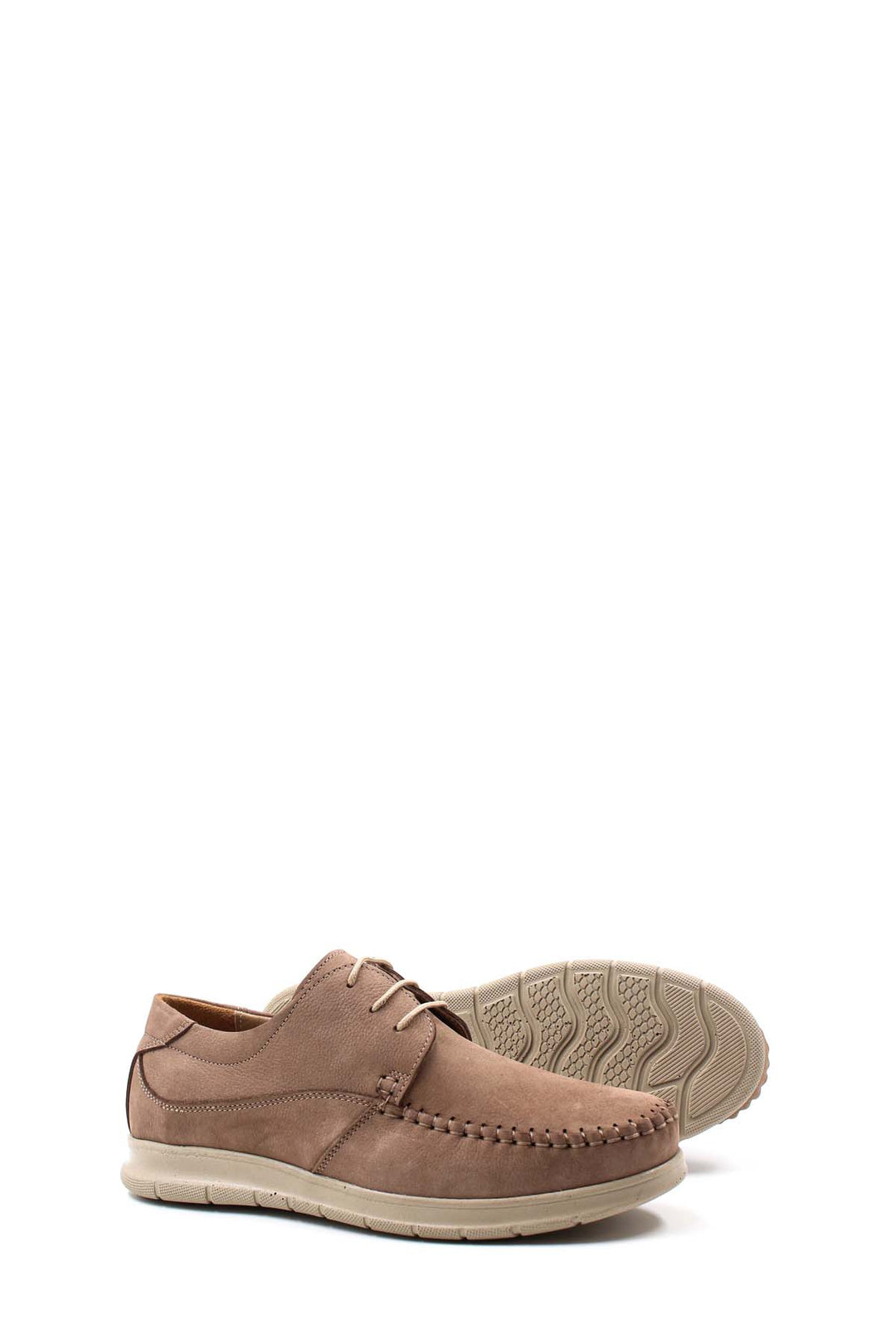 حذاء FST جلد طبيعي للرجال كاجوال 161MA126 Mink Nubuck - كليرووتر