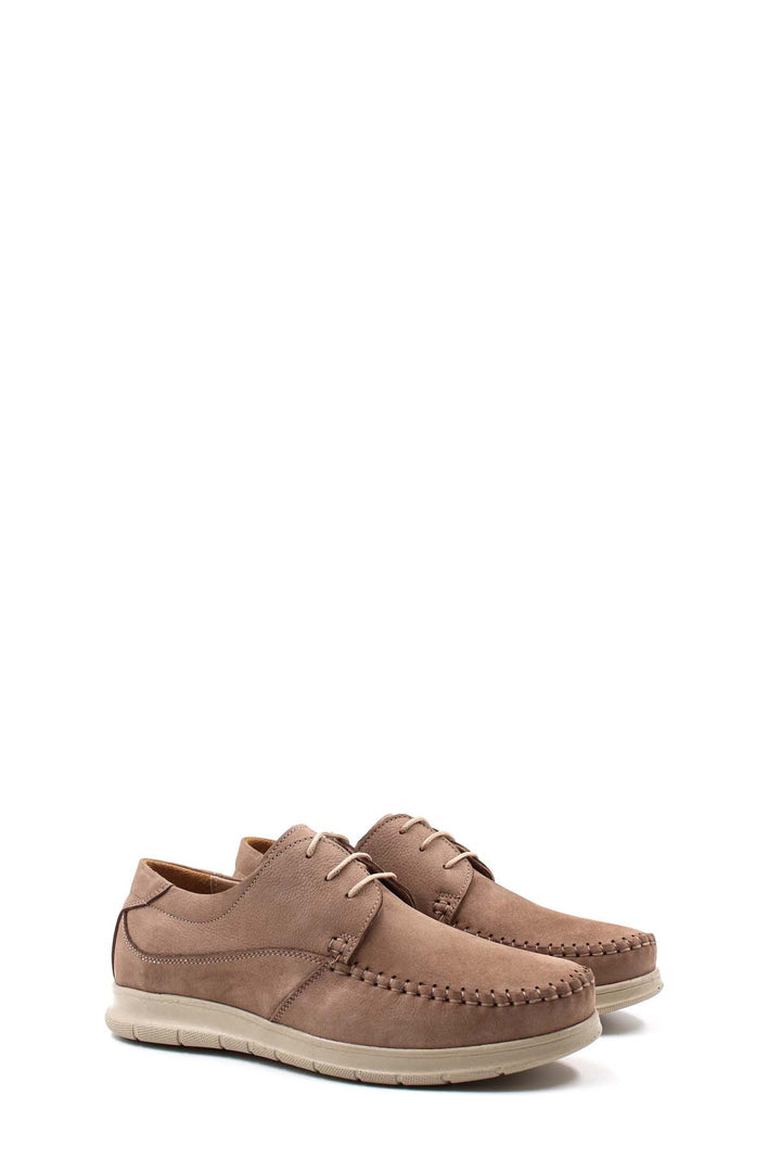 حذاء FST جلد طبيعي للرجال كاجوال 161MA126 Mink Nubuck - كليرووتر