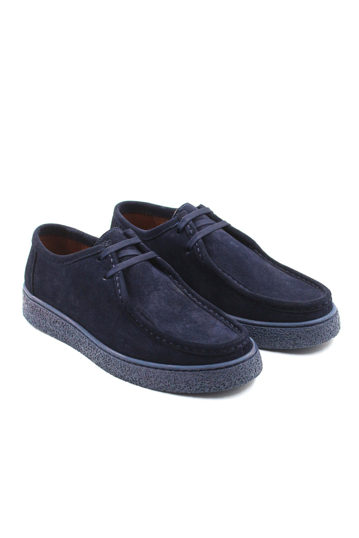 FST Genuine Leather Men's Casual Shoes 628MA2024 Navy Suede - Dartford