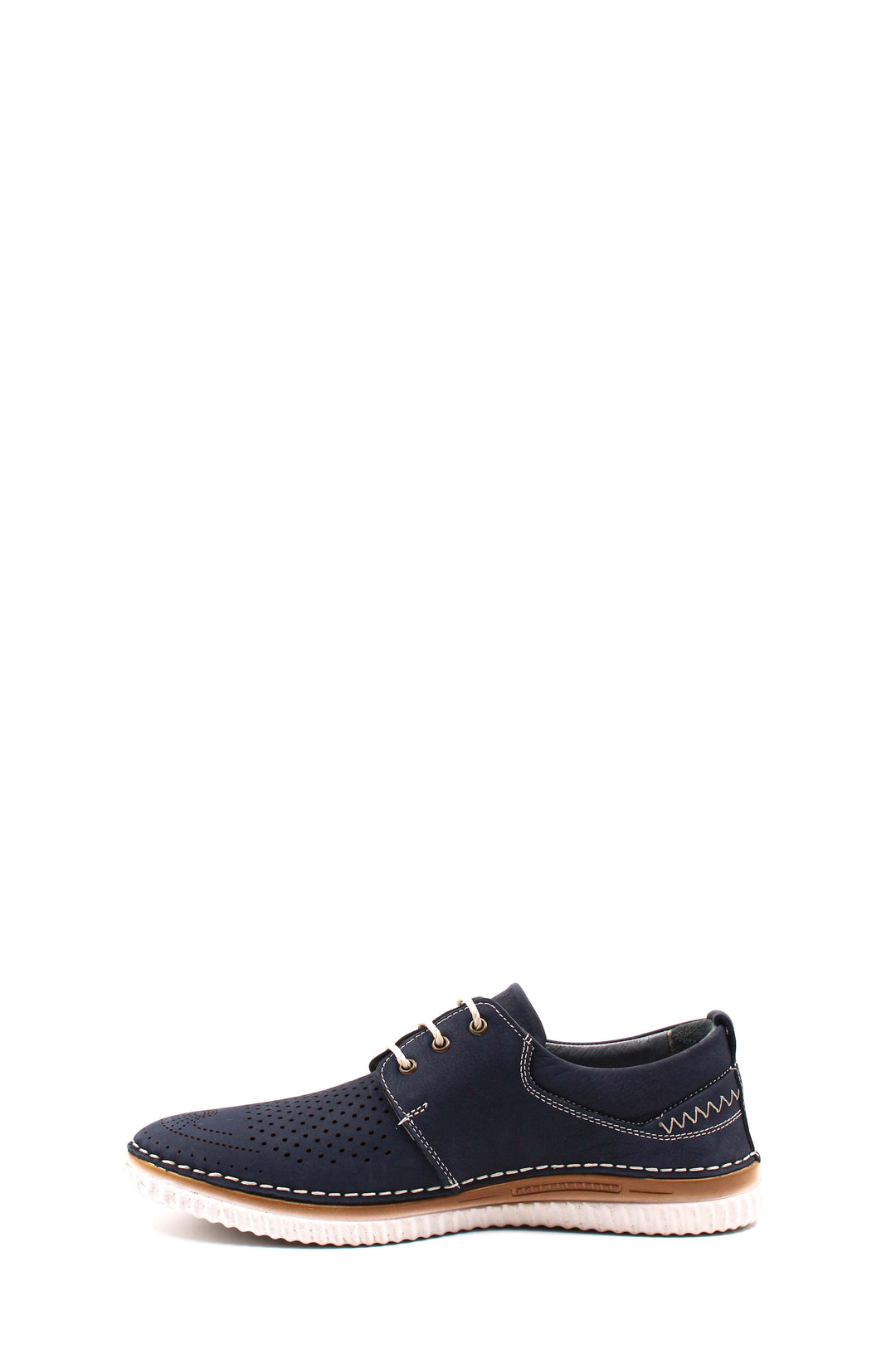 FST Genuine Leather Men's Casual Shoes 662MA46 Navy Nubuck - Massa