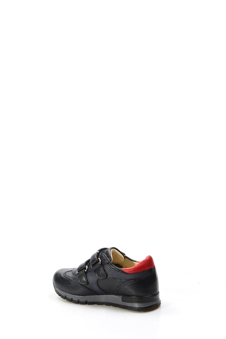 FST Genuine Leather Boys Casual Shoes 006PA900 Navy Red - Acayucan