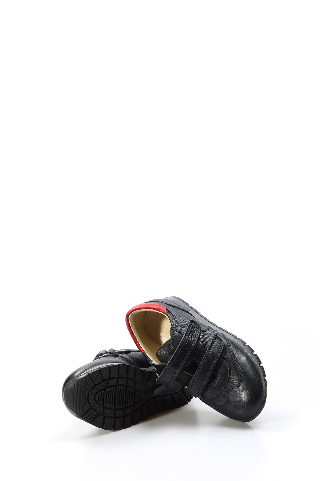 FST Genuine Leather Boys Casual Shoes 006PA900 Navy Red - Acayucan