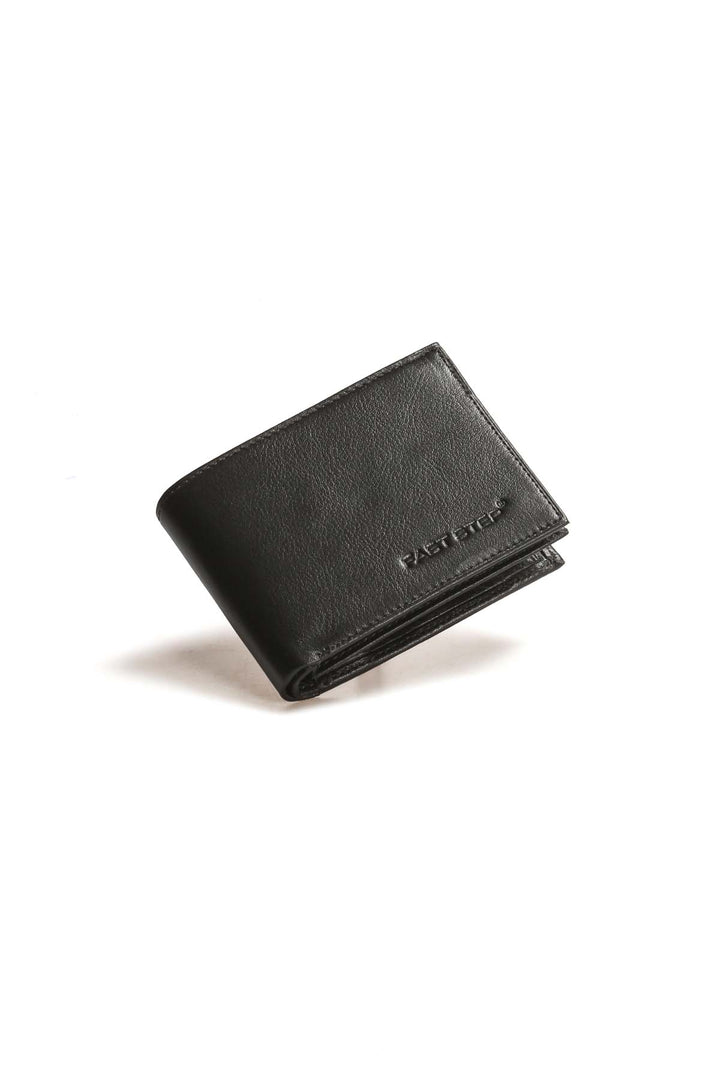 FST Genuine Leather Men's Wallet Accessory 779CA1534 Black - Lakewood