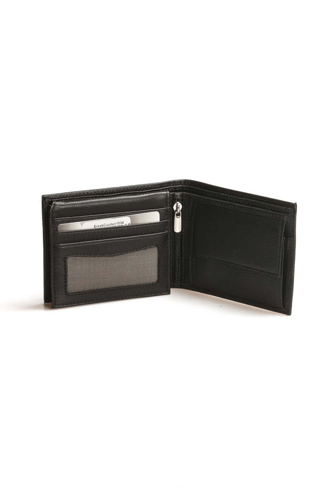 FST Genuine Leather Men's Wallet Accessory 779CA1534 Black - Lakewood