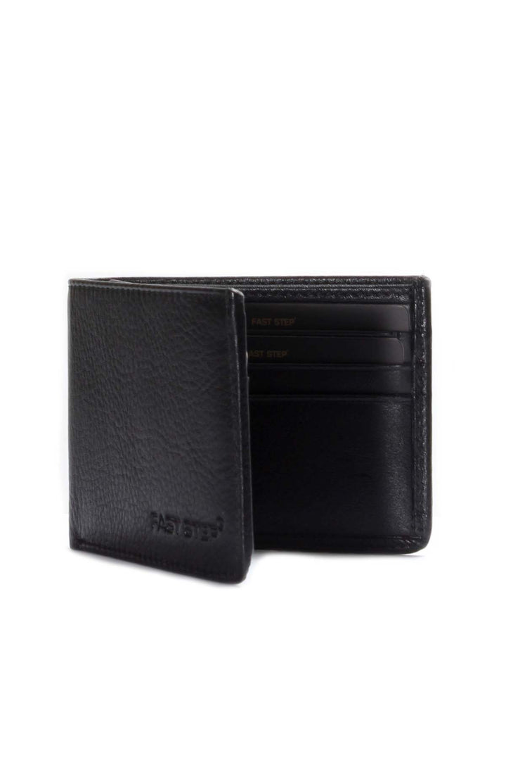 FST Genuine Leather Men's Wallet Shoe 779CA1410 Black - Cheltenham