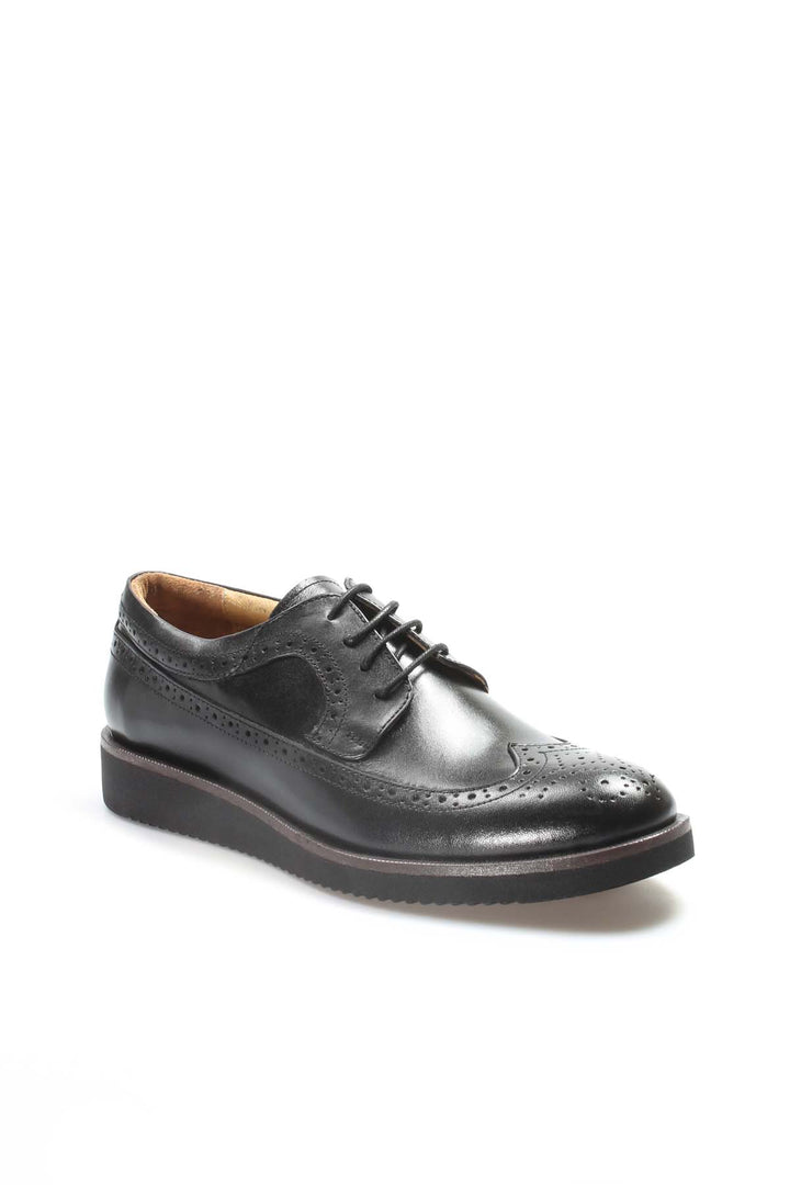 FST Genuine Leather Men's Classic Shoes 095MA4051 Black - Vénissieux