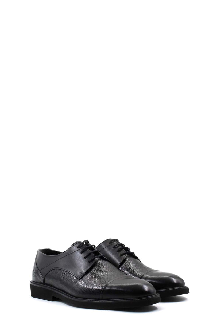 FST Genuine Leather Men's Classic Shoes 159MA014 Black - Torrance