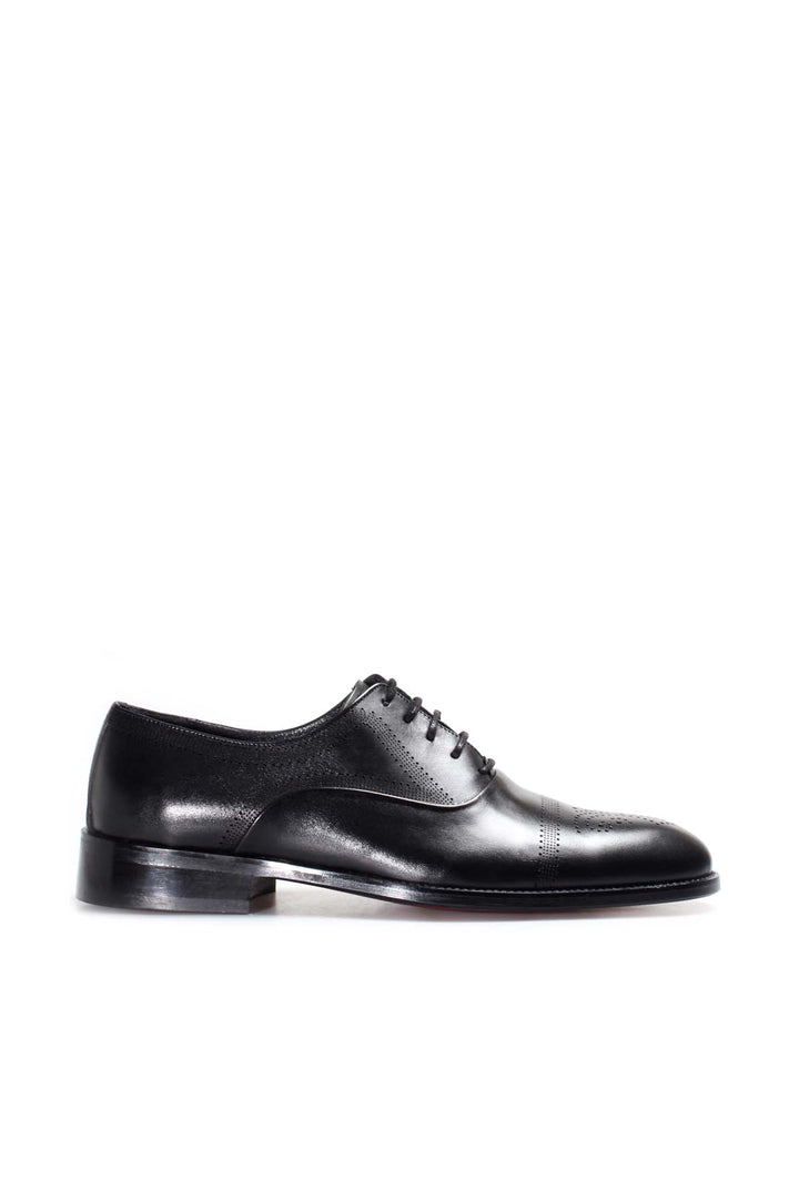 FST Genuine Leather Men's Classic Shoe 867MA077 Black - Caledon