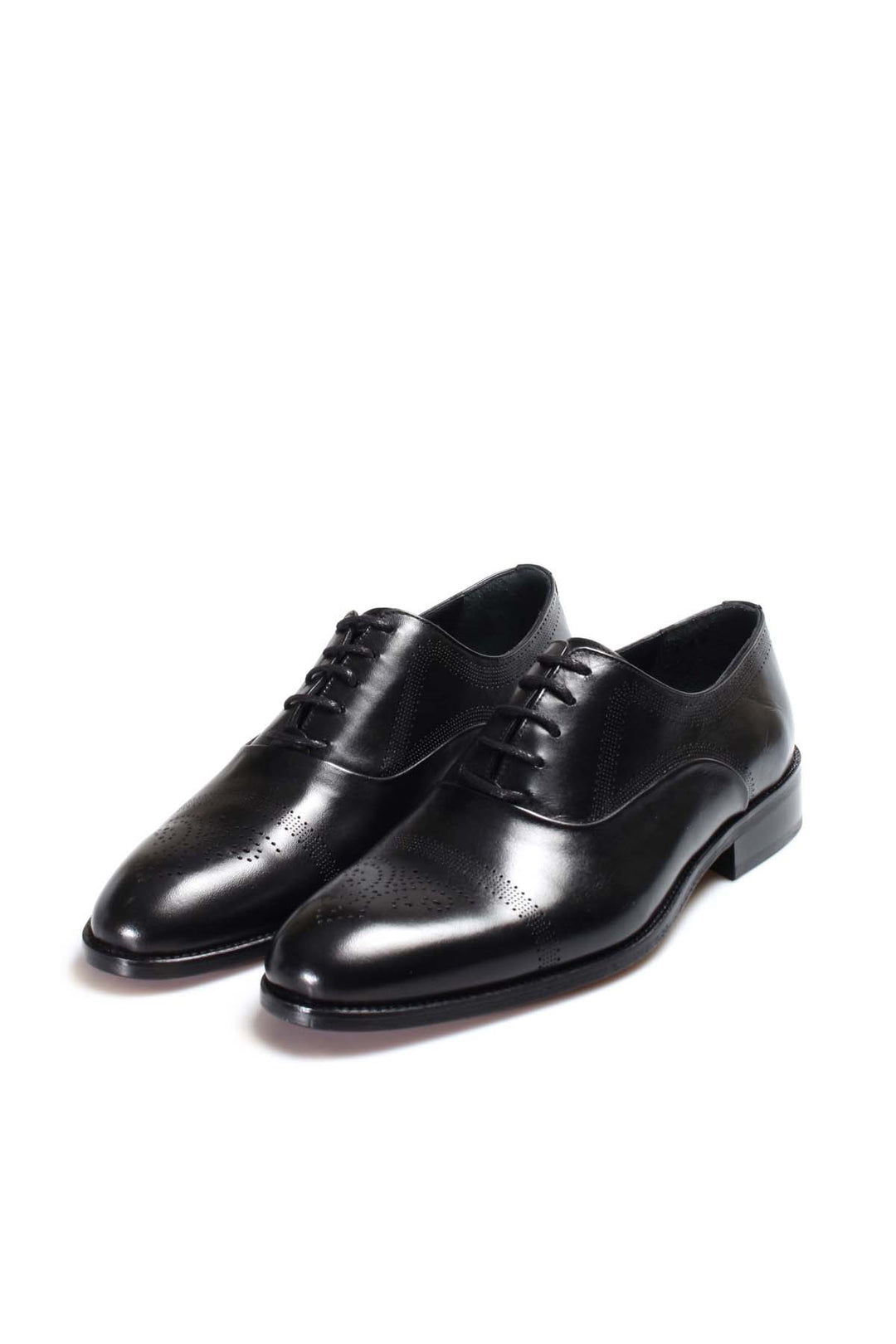 FST Genuine Leather Men's Classic Shoe 867MA077 Black - Caledon