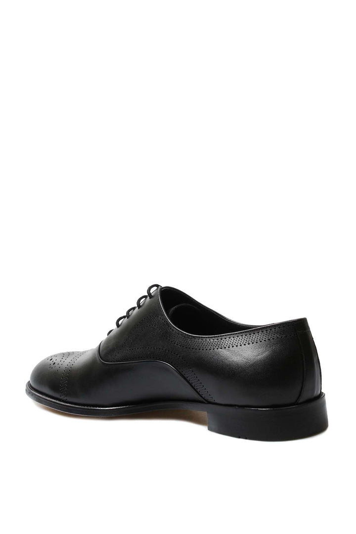 FST Genuine Leather Men's Classic Shoes 867MBA077 Black - Elizabeth