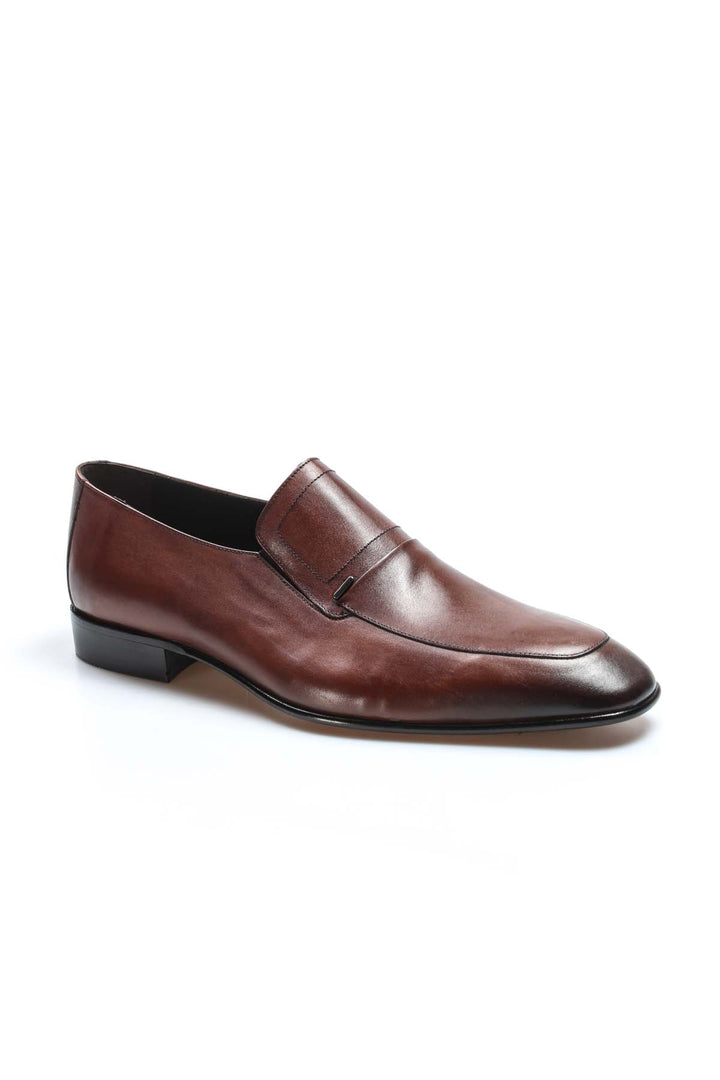 FST Genuine Leather Men's Classic Shoe 910MBA2301 Brown - Moers