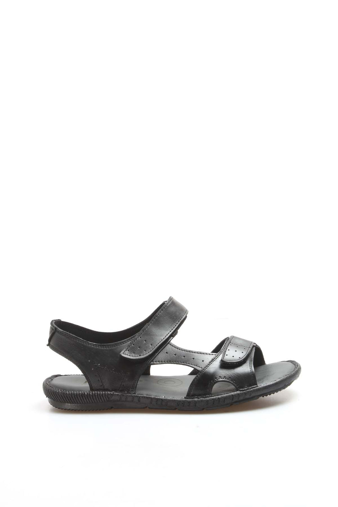 FST Genuine Leather Men's Classic Sandal 819MA088 Black - Newnan