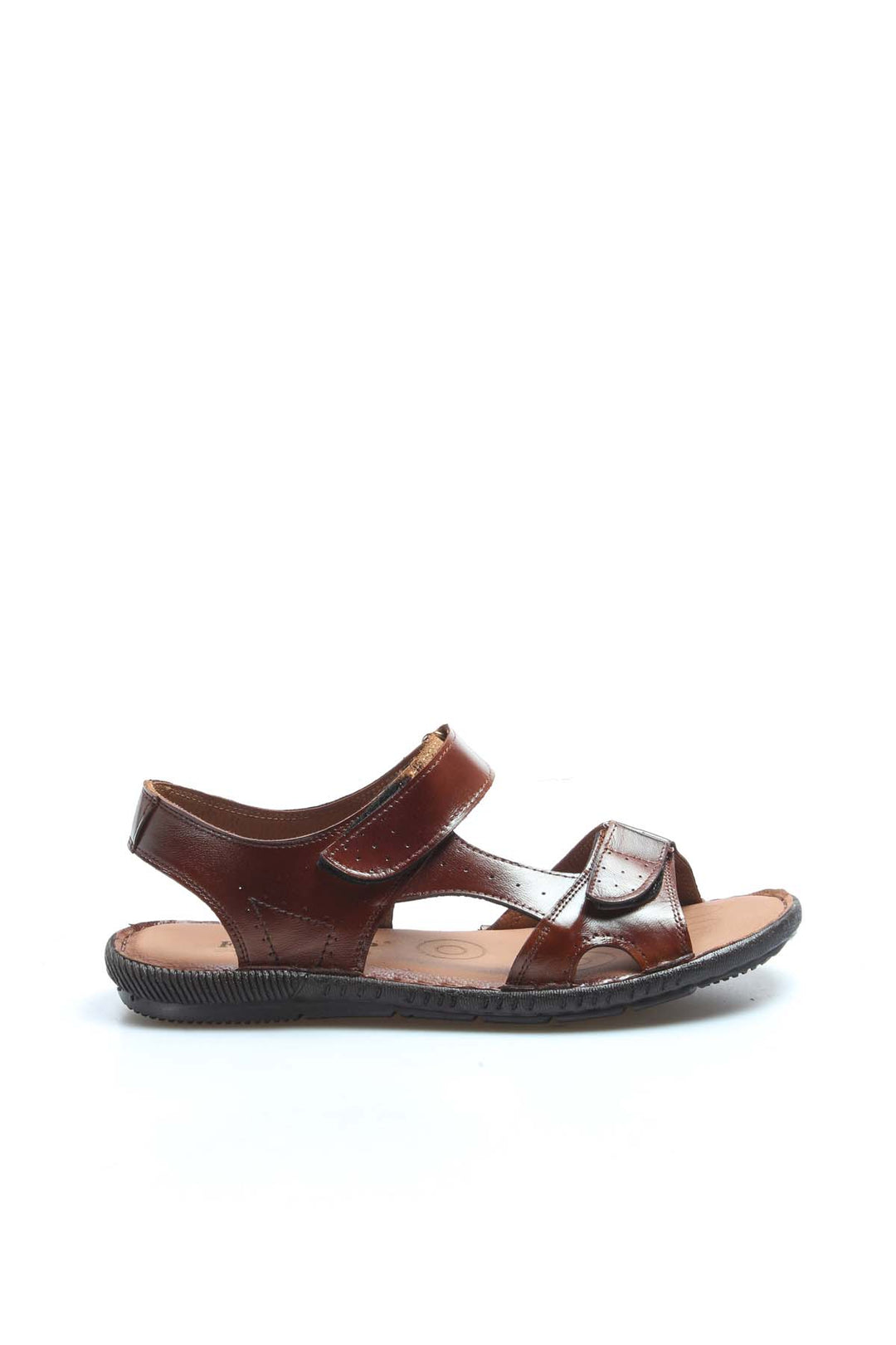 FST Genuine Leather Men's Classic Sandal 819MA088 Brown - Reutlingen