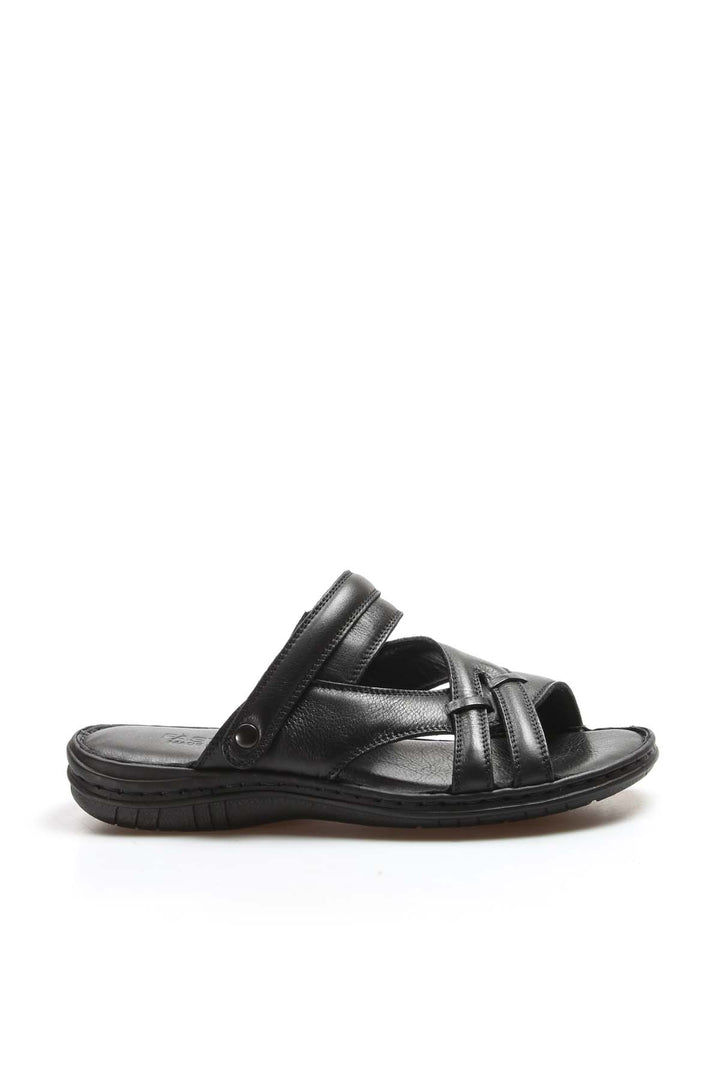 FST Genuine Leather Men's Classic Sandal 952MA710 Black - Chippenham