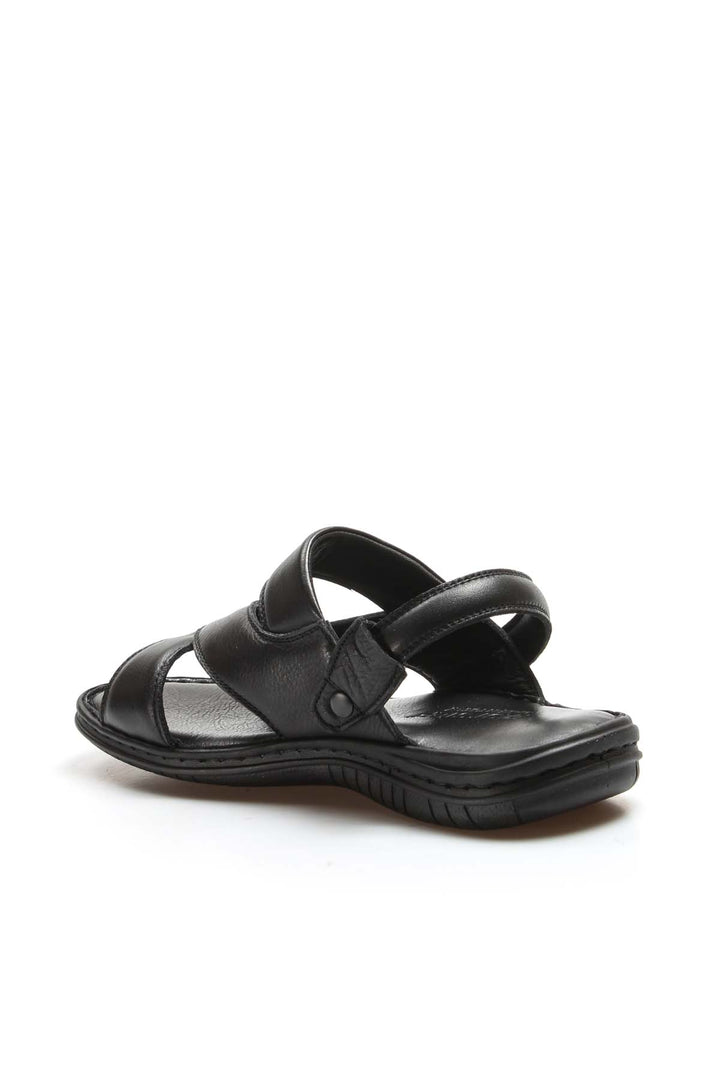 FST Genuine Leather Men's Classic Sandal 952MA710 Black - Chippenham