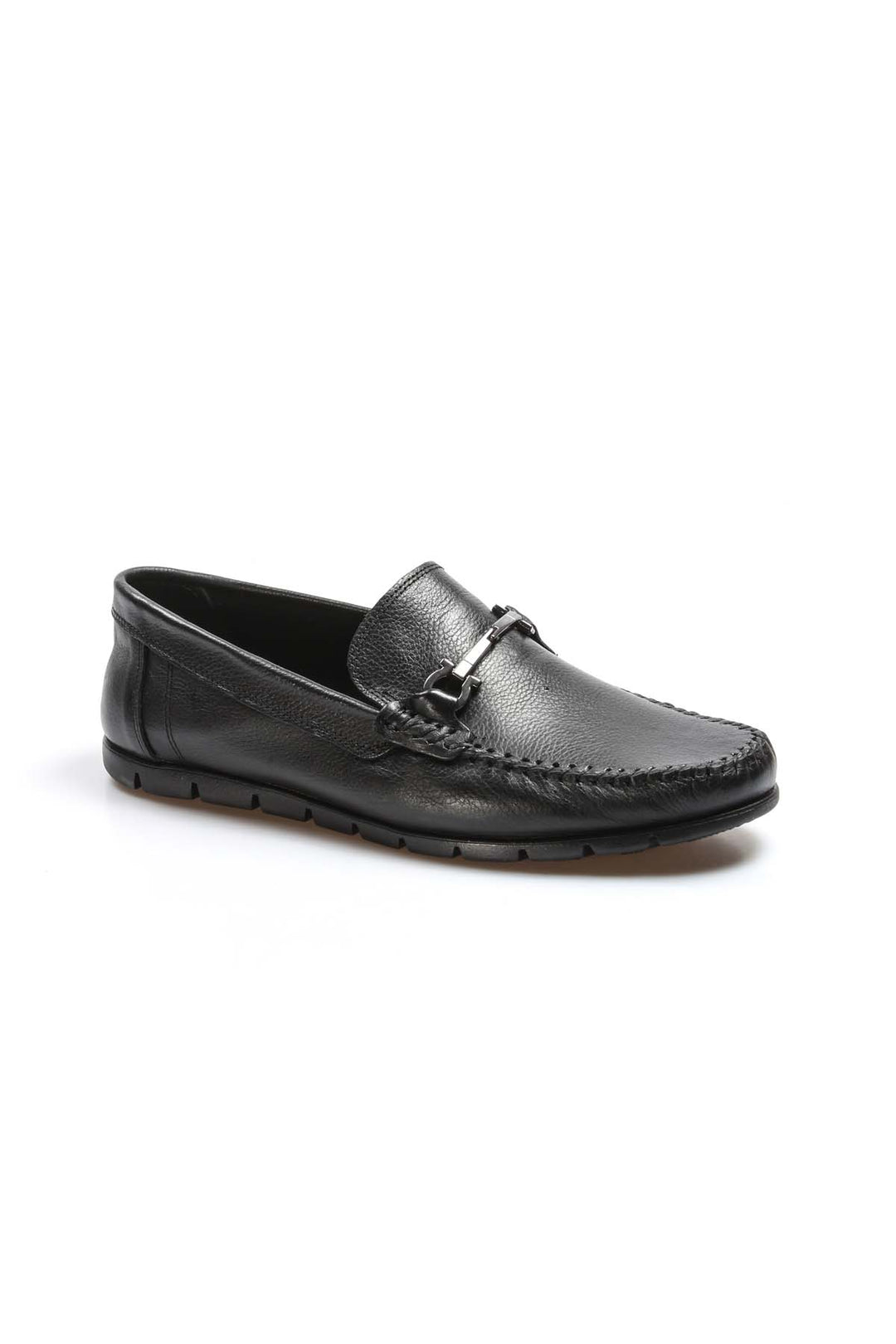 FST Genuine Leather Men's Loafer Shoes 783MA06 Black - Kailua