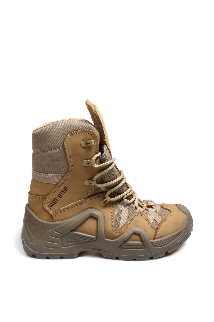 FST Genuine Leather Men's Outdoor Boot 117SMA1490 NBJ BEJ NUBUK - Petatlán