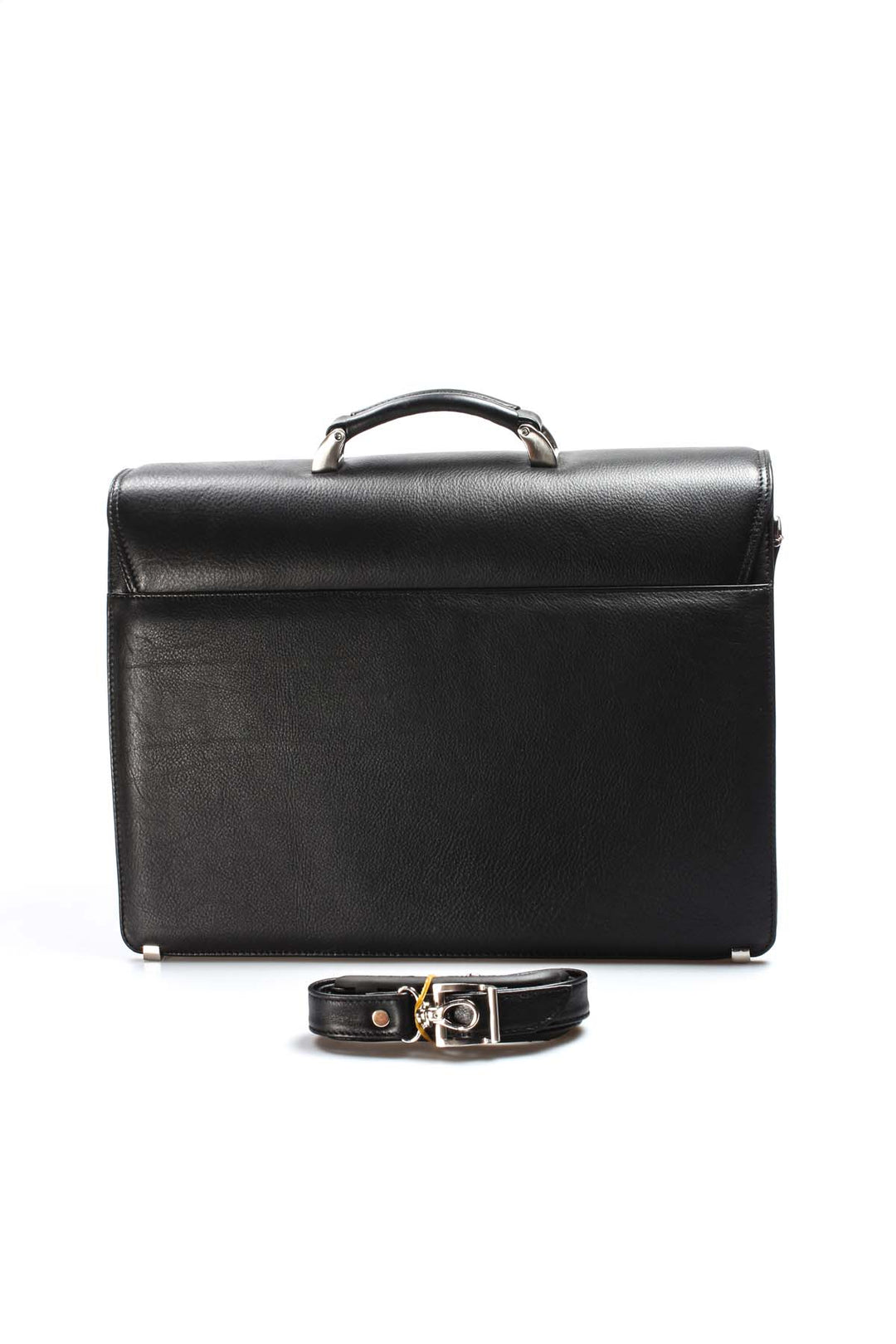 FST Genuine Leather Men's Portfolio Bag 779CA4211 Black - Hyères