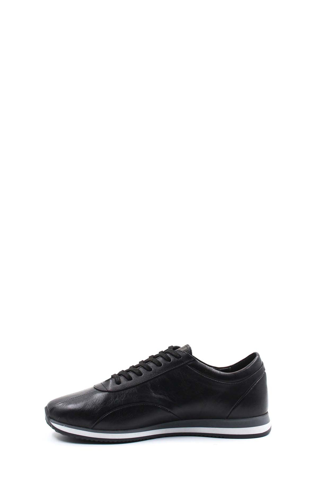 FST Genuine Leather Men's Sneakers 154MABNT Black - Montemorelos