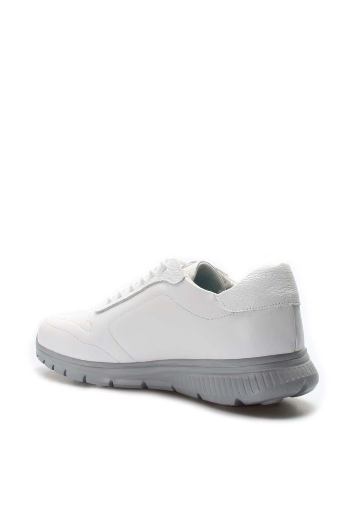 FST Genuine Leather Men's Sneakers 517MA1018 White - Asheville