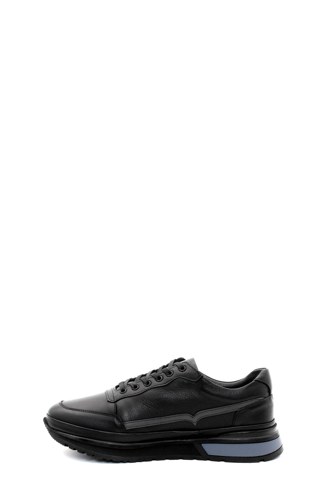 FST Genuine Leather Men's Sneakers 722MA300 Black - Killeen