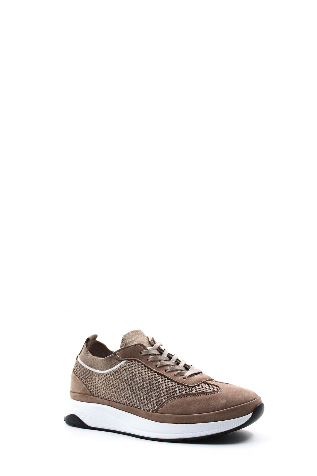 FST Genuine Leather Men's Sneakers 722MA923 180 Beige - Guaynabo