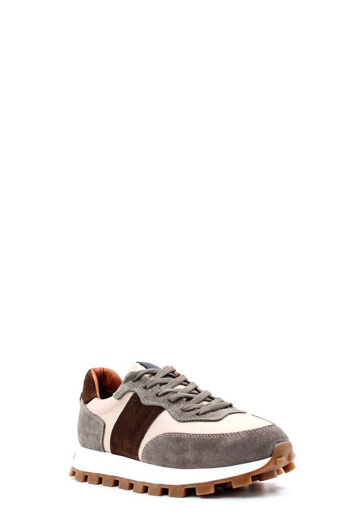 FST Genuine Leather Men's Sneakers 723MA3544 Beige - Tepeapulco