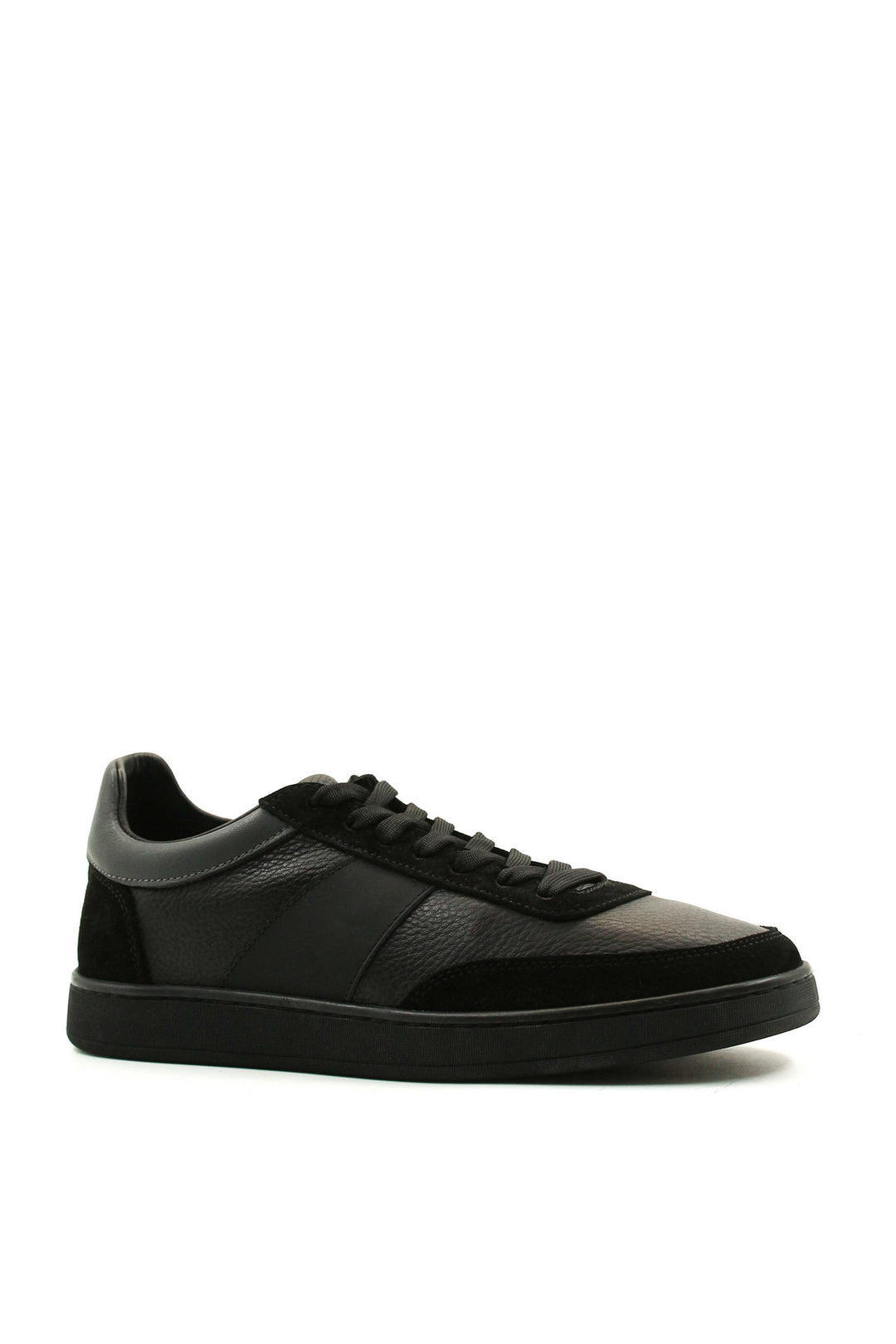 FST Genuine Leather Men's Sneakers 723MA4032 Black - Drohobych