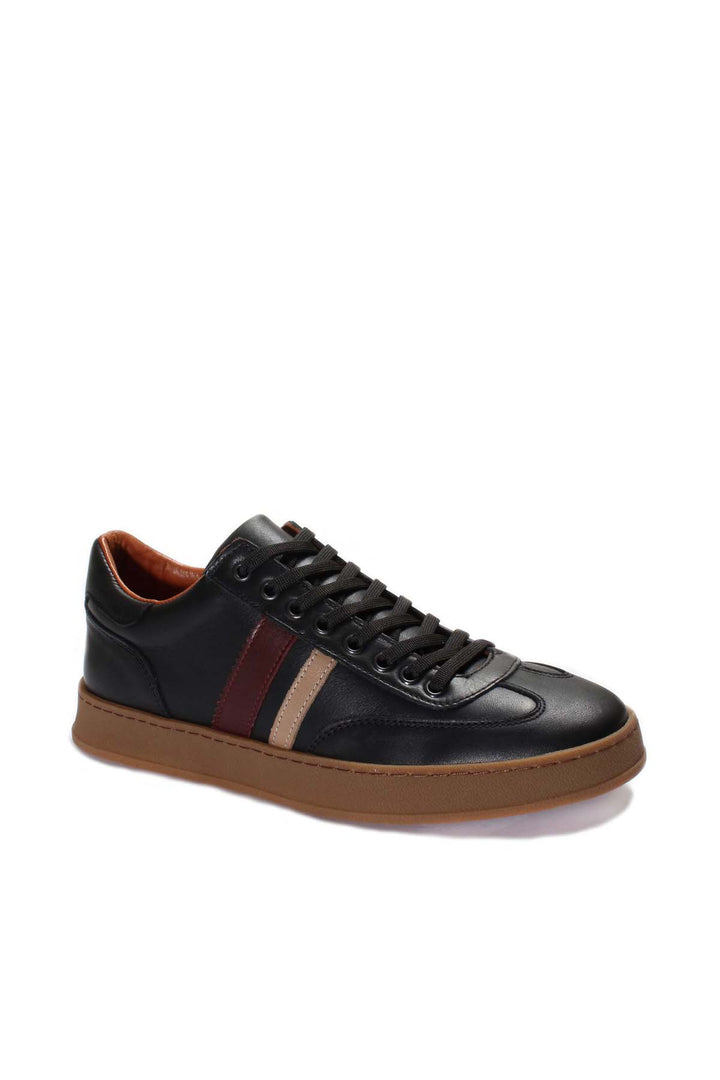 FST Genuine Leather Men's Sneakers 723MA6040 Black - Marco de Canavezes