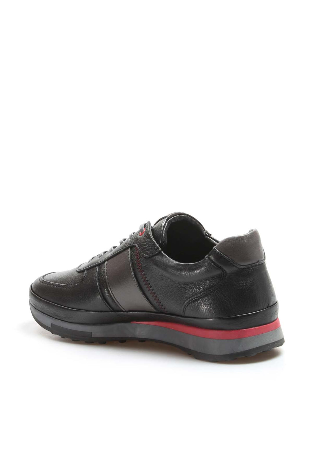 FST Genuine Leather Men's Sneakers 855MA1311 Black - Newark