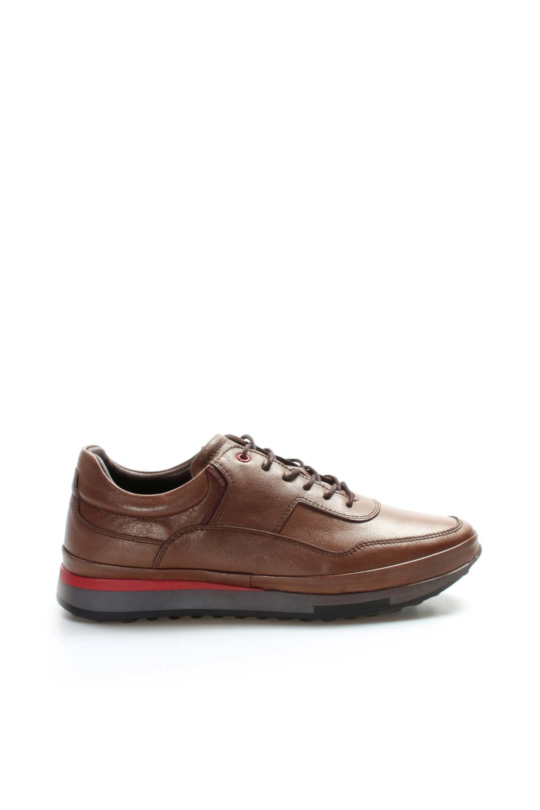 FST Genuine Leather Men's Sneakers 855MA1312 Walnut - Odenton