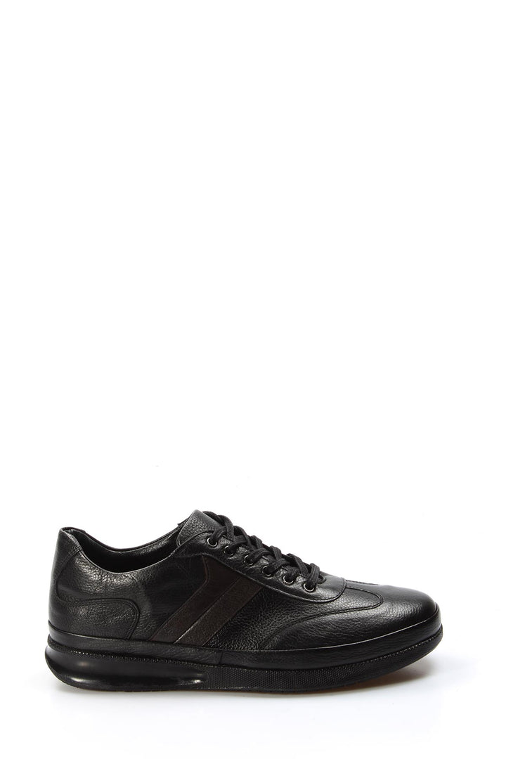 FST Genuine Leather Men's Sneakers 855MA650 Black - Harrogate