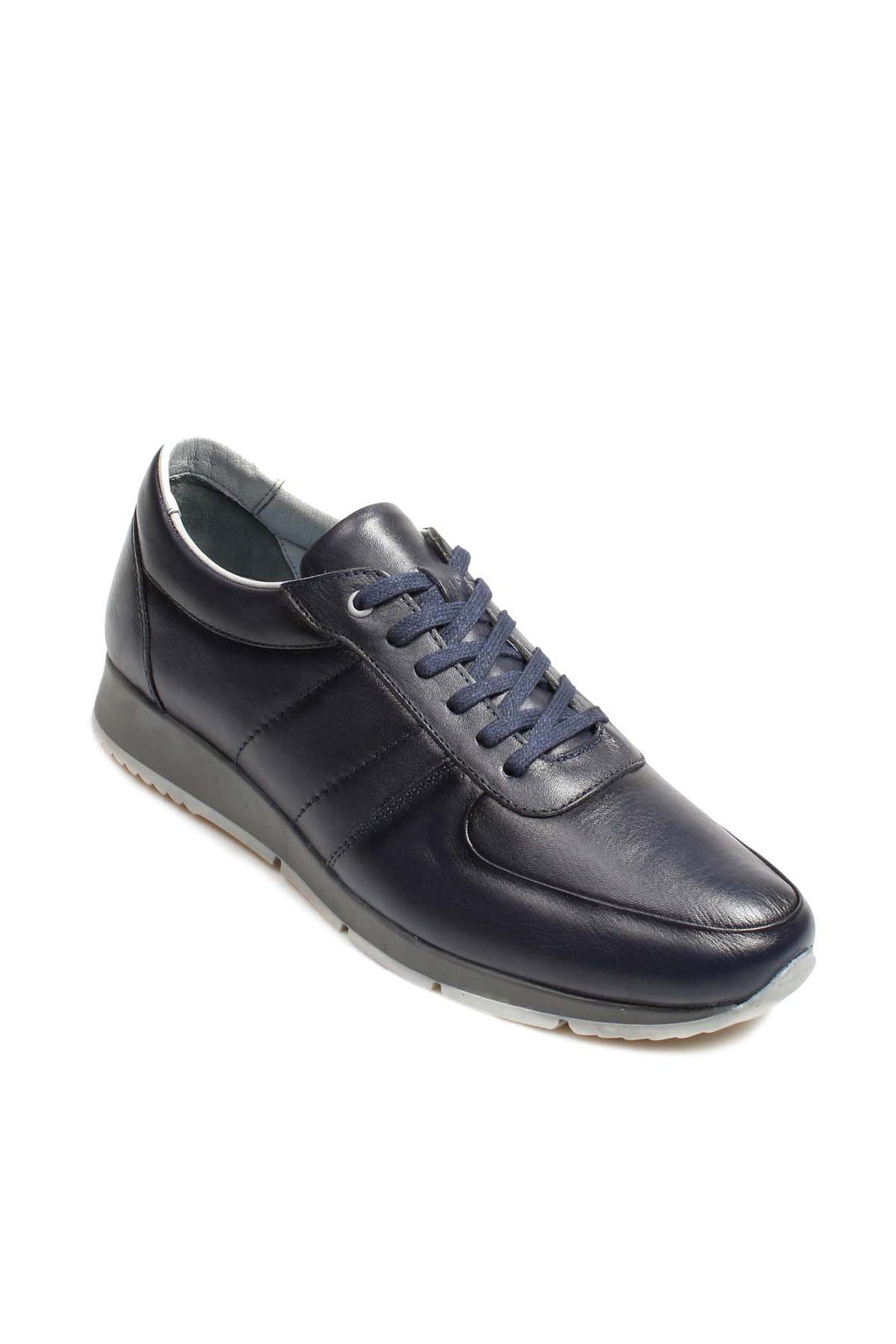 FST Genuine Leather Men's Sneakers 951MA555 Navy Blue - Heidenheim