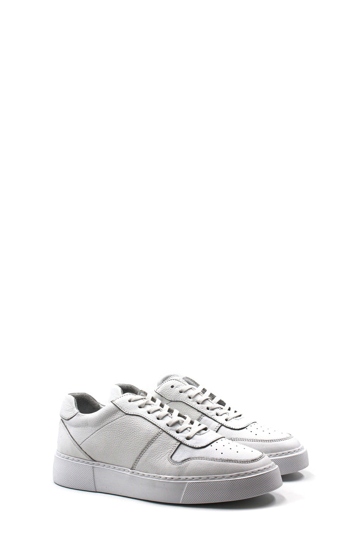 FST Genuine Leather Men's Sneakers 987MA7042EVA White Floter - Motril