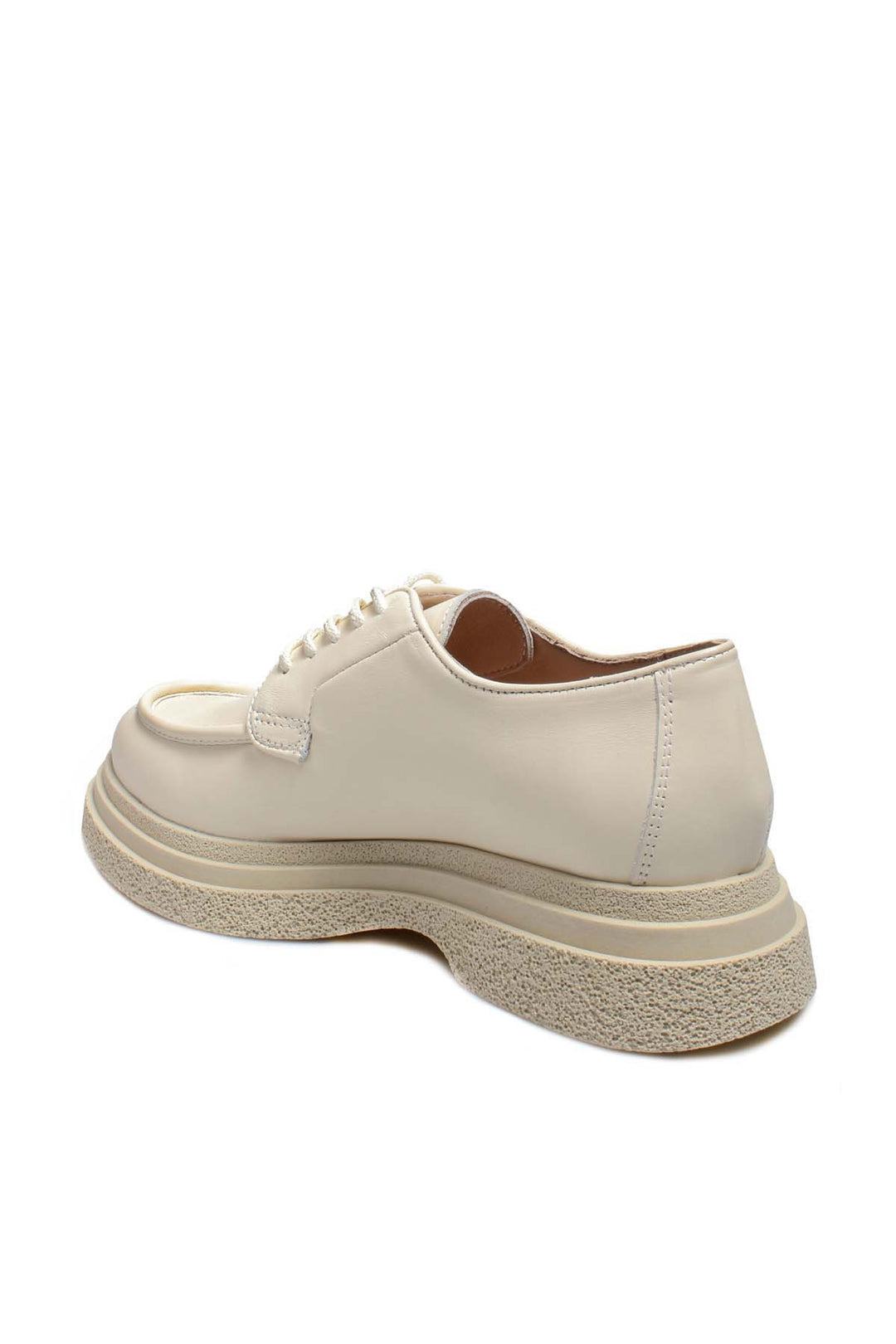 FST Genuine Leather Women's Casual Shoes 009ZA0151 Beige - Alcoy