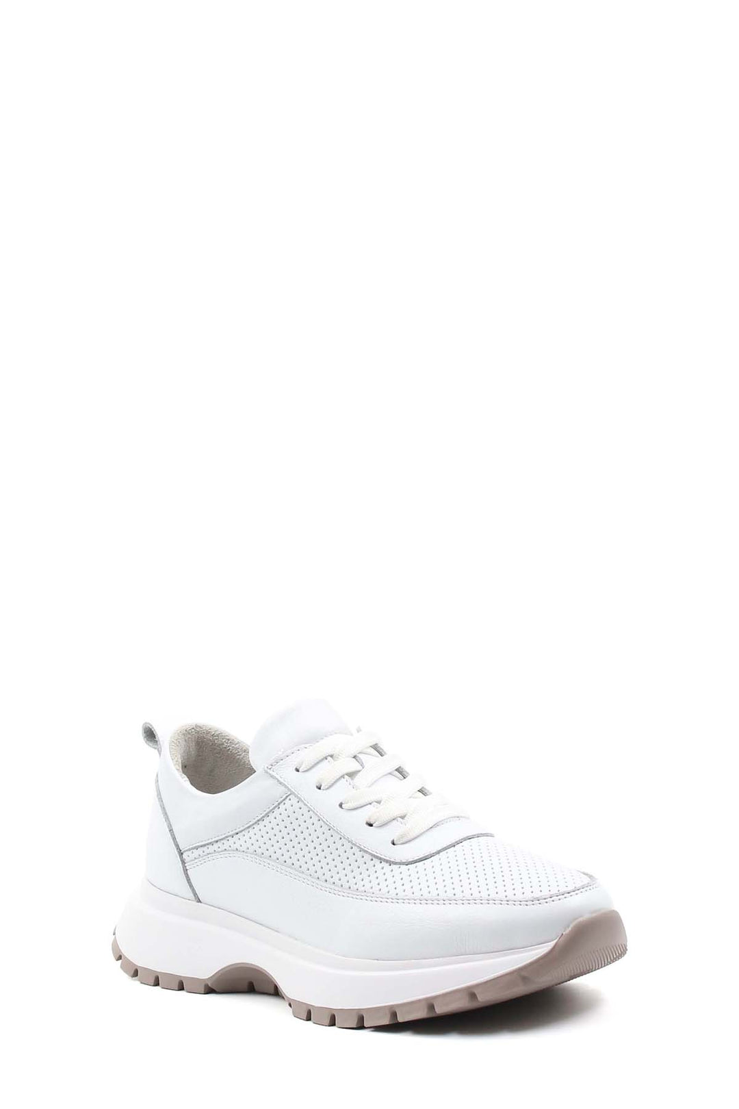 FST Genuine Leather Women's Casual Shoes 136ZA503 White - Wythenshawe