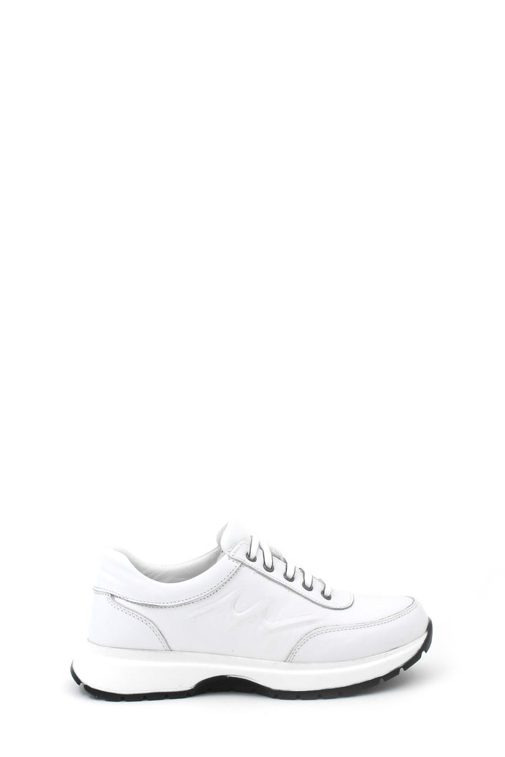 FST Genuine Leather Women's Casual Shoes 583ZA2486 White - Medemblik