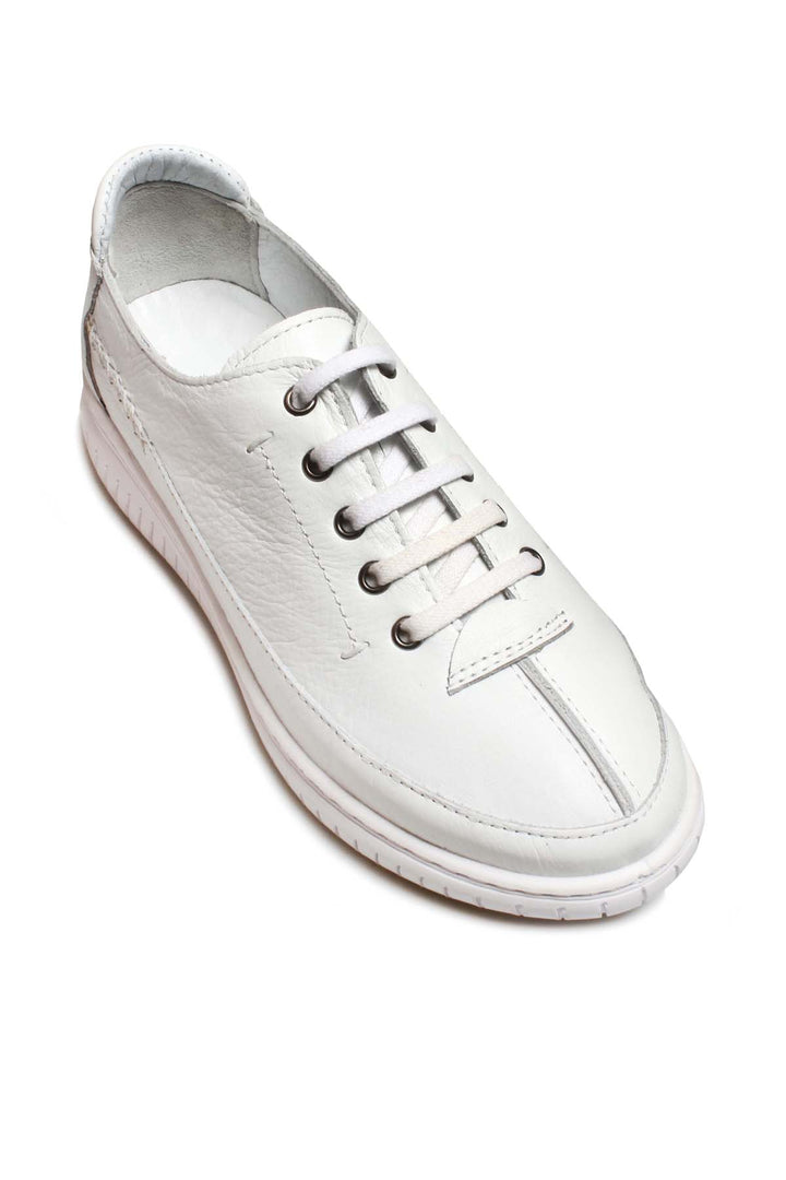 FST Genuine Leather Women's Casual Shoes 583ZA402 White - Huntington Beach