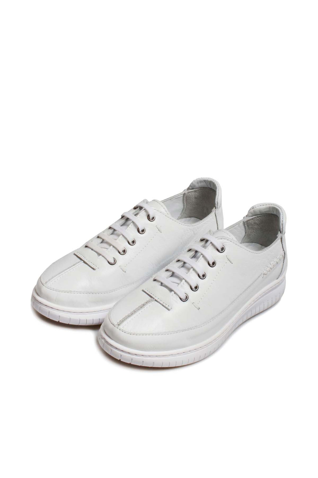 FST Genuine Leather Women's Casual Shoes 583ZA402 White - Huntington Beach