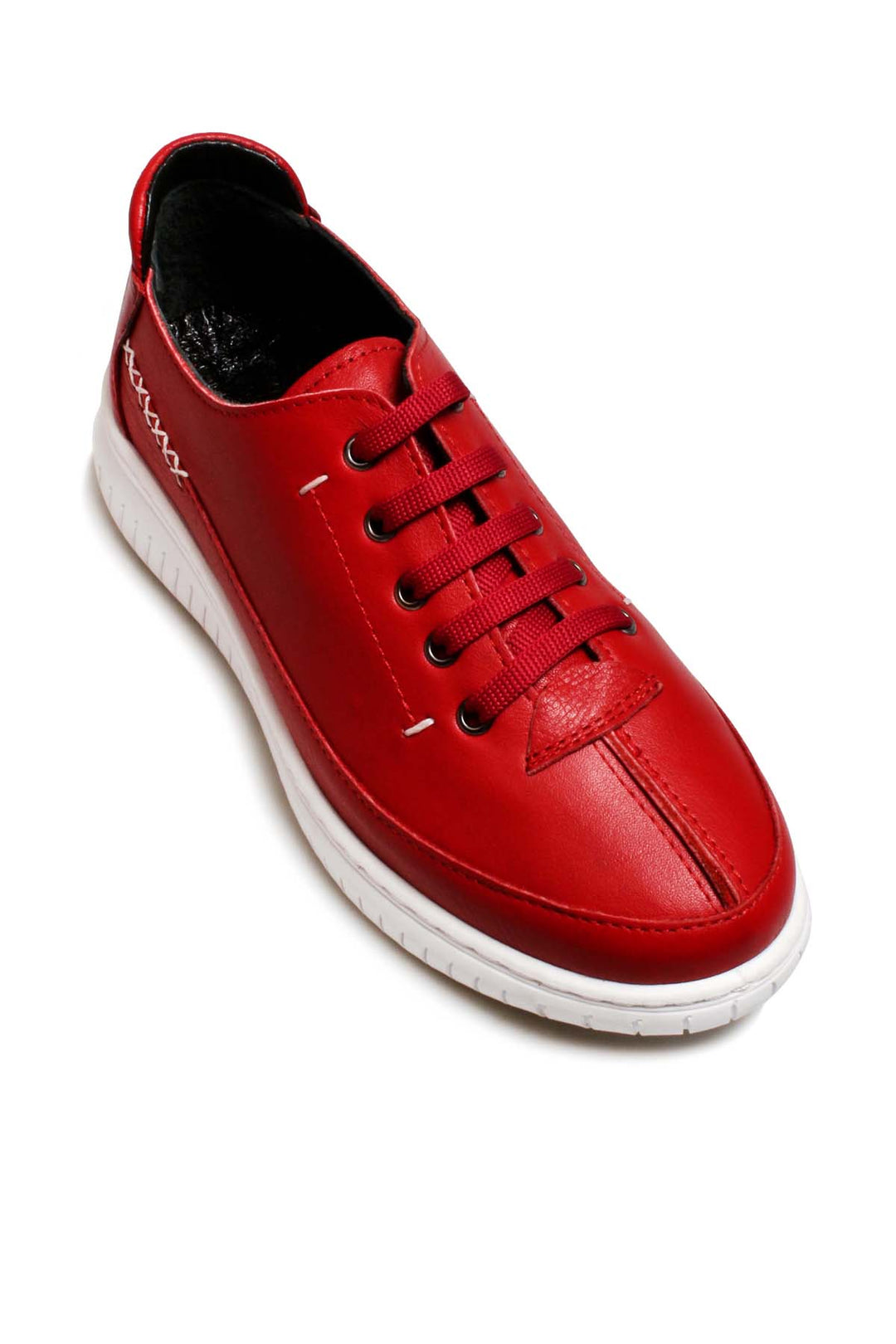 FST Genuine Leather Women's Casual Shoes 583ZA402 Red - Lisburn