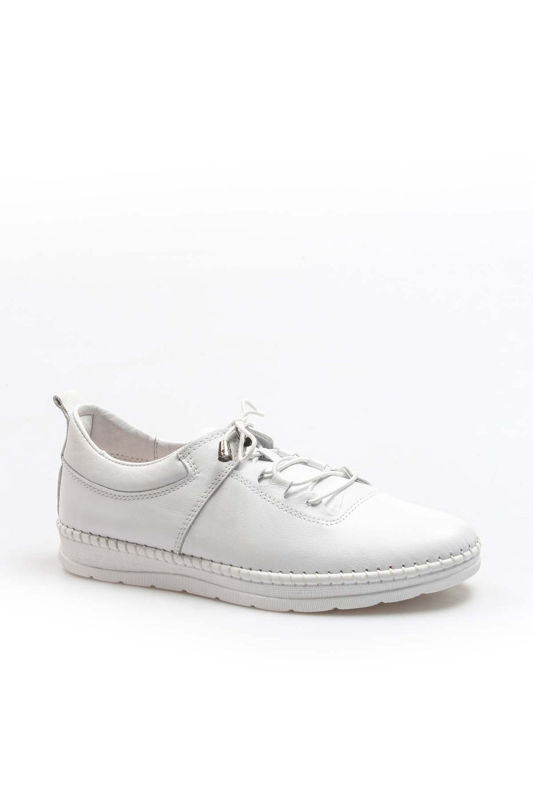 FST Genuine Leather Women's Casual Shoes 934ZA105 White - Corby