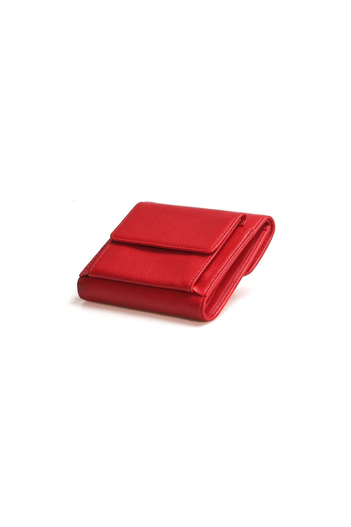 FST Genuine Leather Women's Wallet Accessory 779CA2614 Red - San Juan